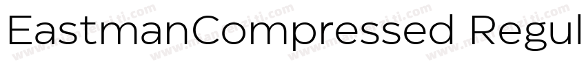 EastmanCompressed Regular字体转换